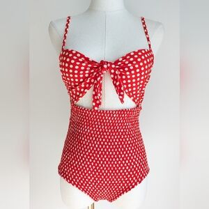 Farrow Polkadot One-Piece Swimsuit